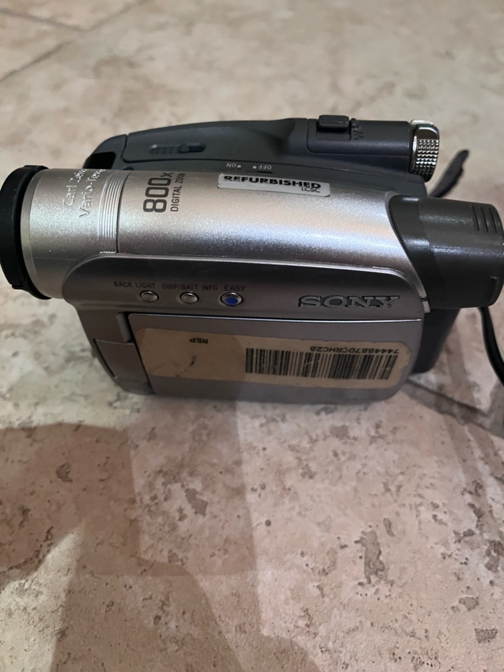 Sony Handycam Camcorder for parts Ricoh camera Polaroid blank tapes new and used - Picture 3 of 9